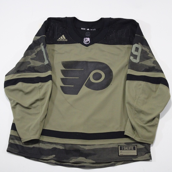 Philadelphia Flyers Military Appreciation Derick Brassard Adidas MiC 56 - Picture 1 of 7